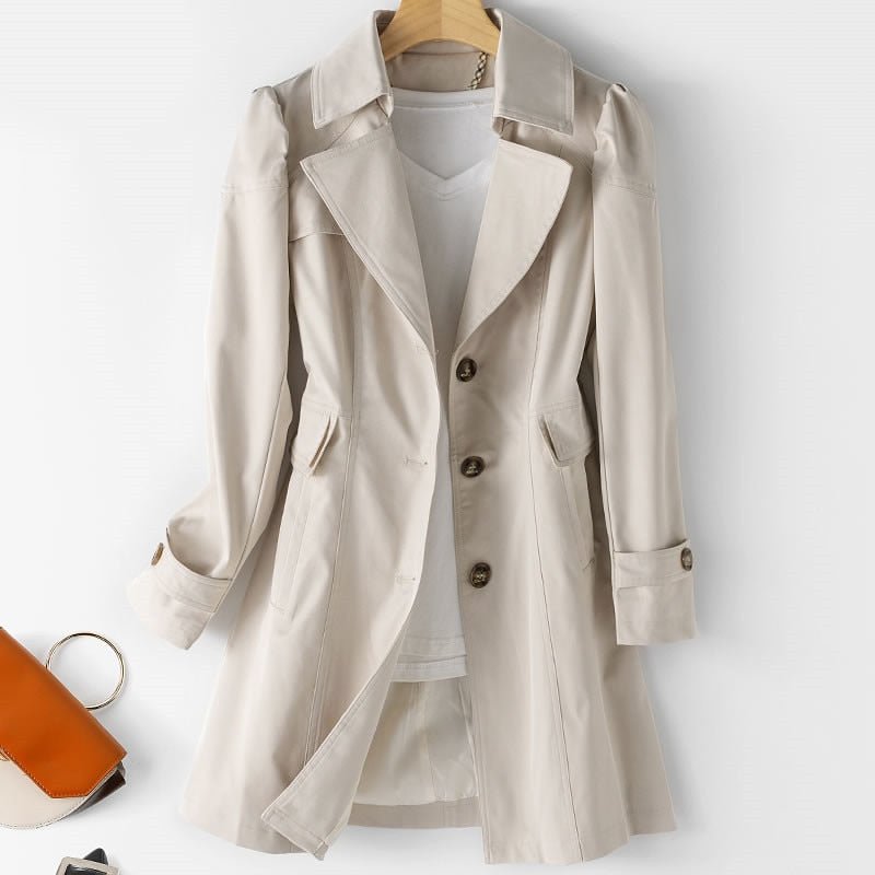 Trench-coat double boutonnage pour femme