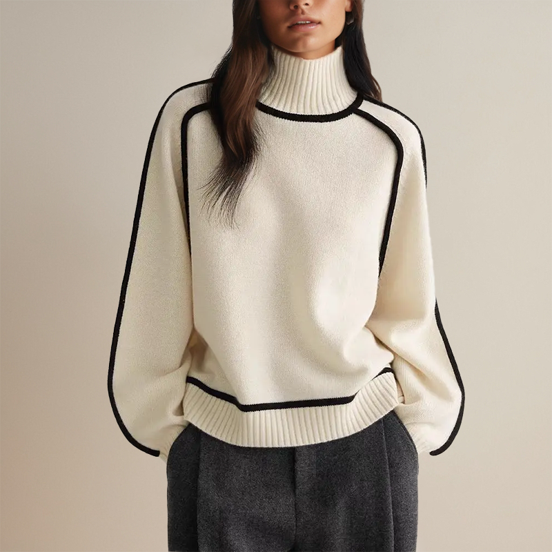 Lina | Pull à col roulé