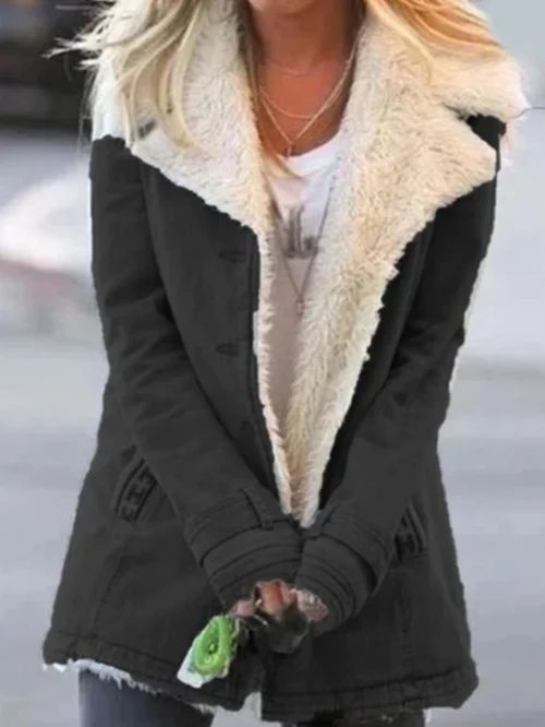 Manteau en polaire thermique pour femmes