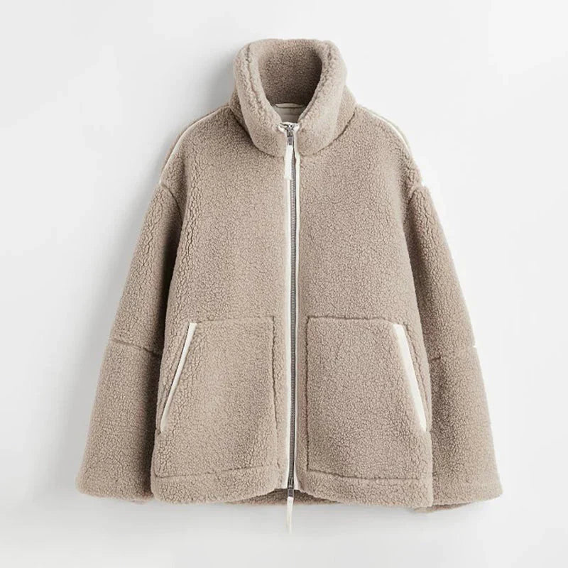 Luna - Manteau Teddy surdimensionné et chaud