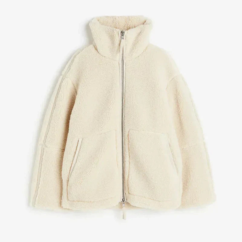 Luna - Manteau Teddy surdimensionné et chaud