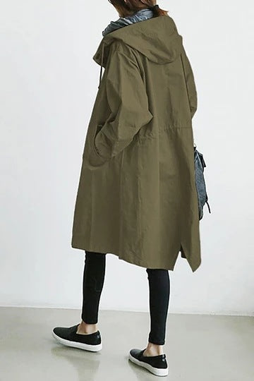 Trench-coat imperméable et coupe-vent pour femmes
