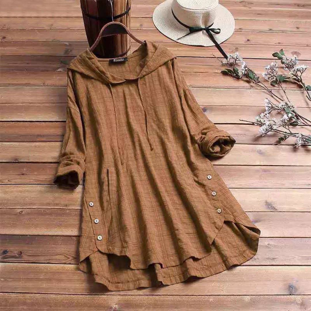 Robe tunique avec capuche - Confort et style - Projet Paris - Parfaite pour une tenue décontractée