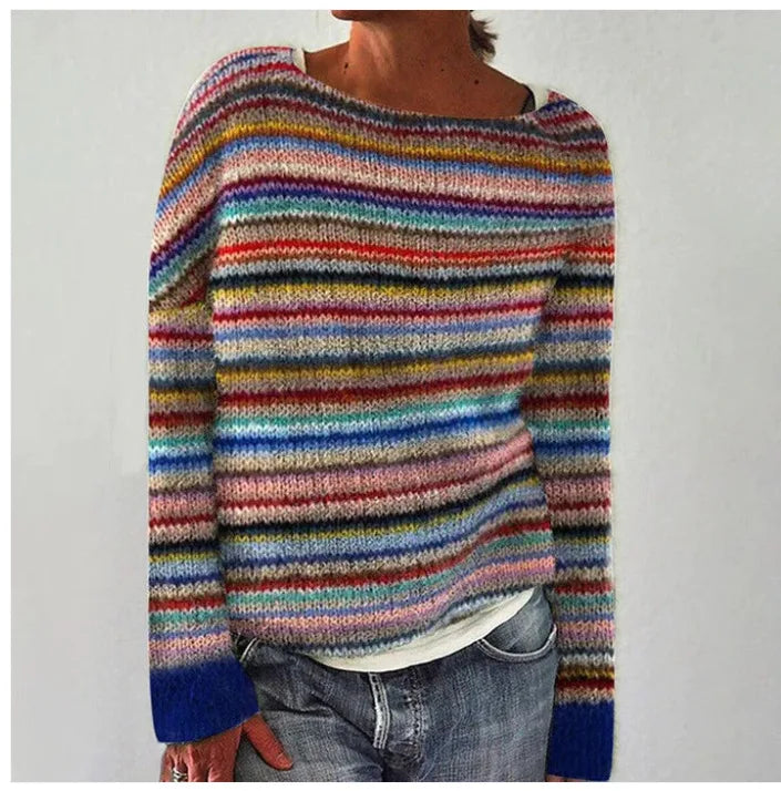 Silvia | Pull rétro d'automne