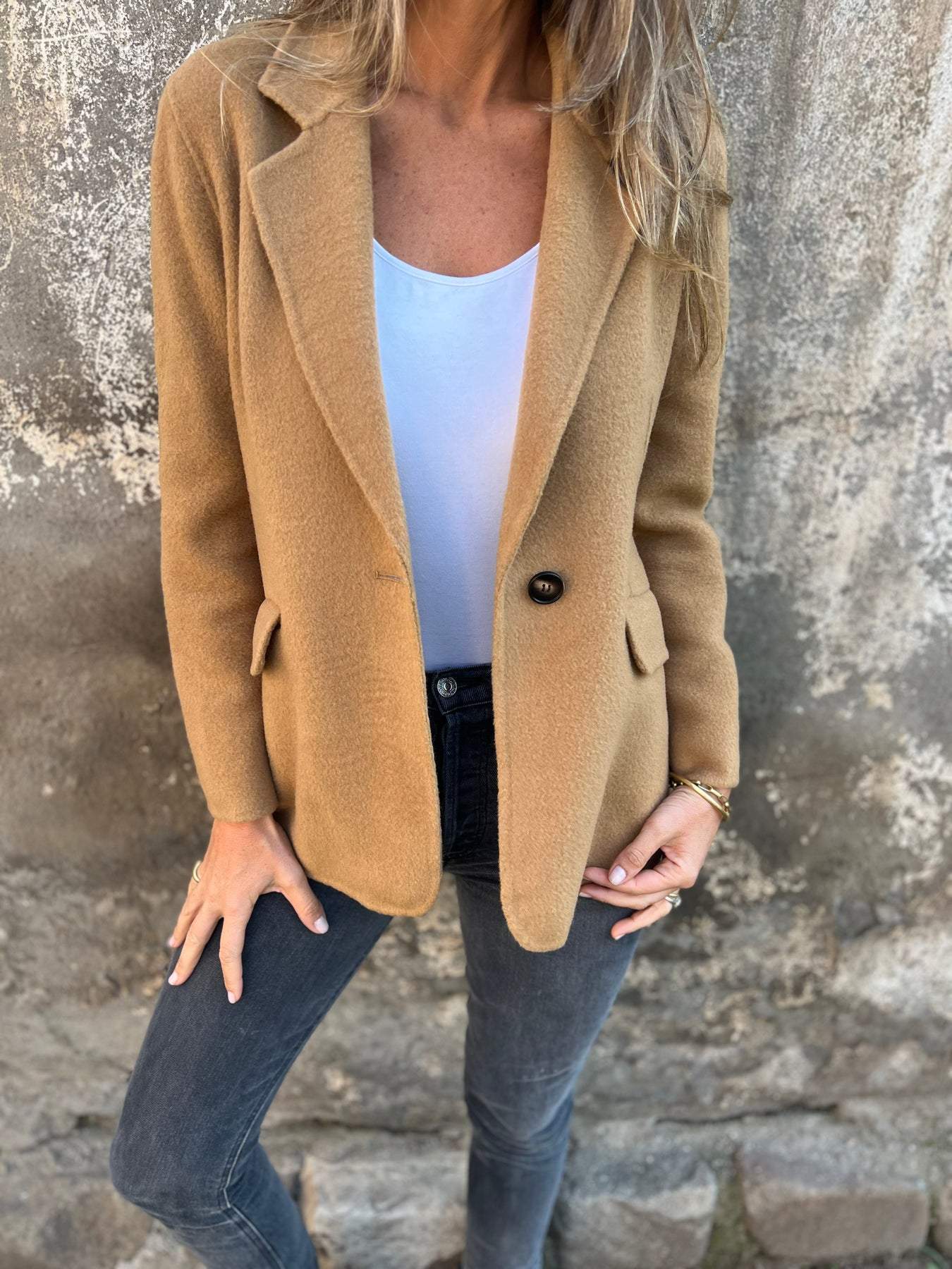 Alice - Blazer d'hiver à col rabattu