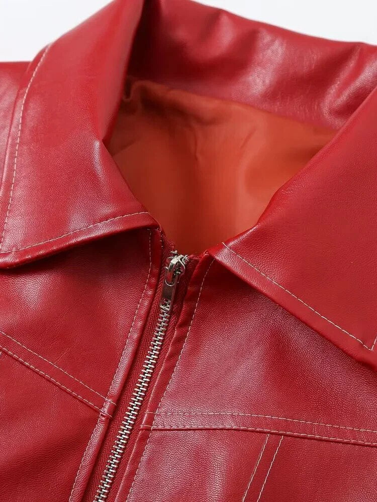 Lily - veste vintage élégante avec fermeture éclair et poches