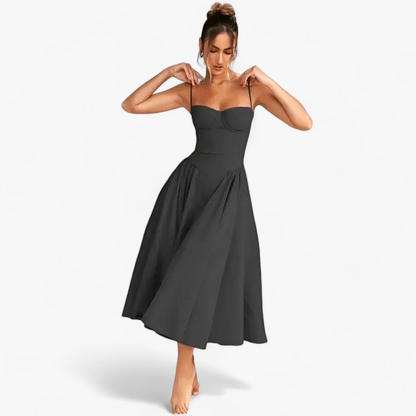 Robe cintrée corset - Sophistication intemporelle - Projet Paris - Coupe ajustée