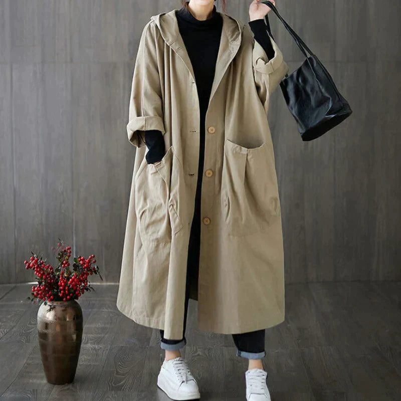 Trench oversize pour femme