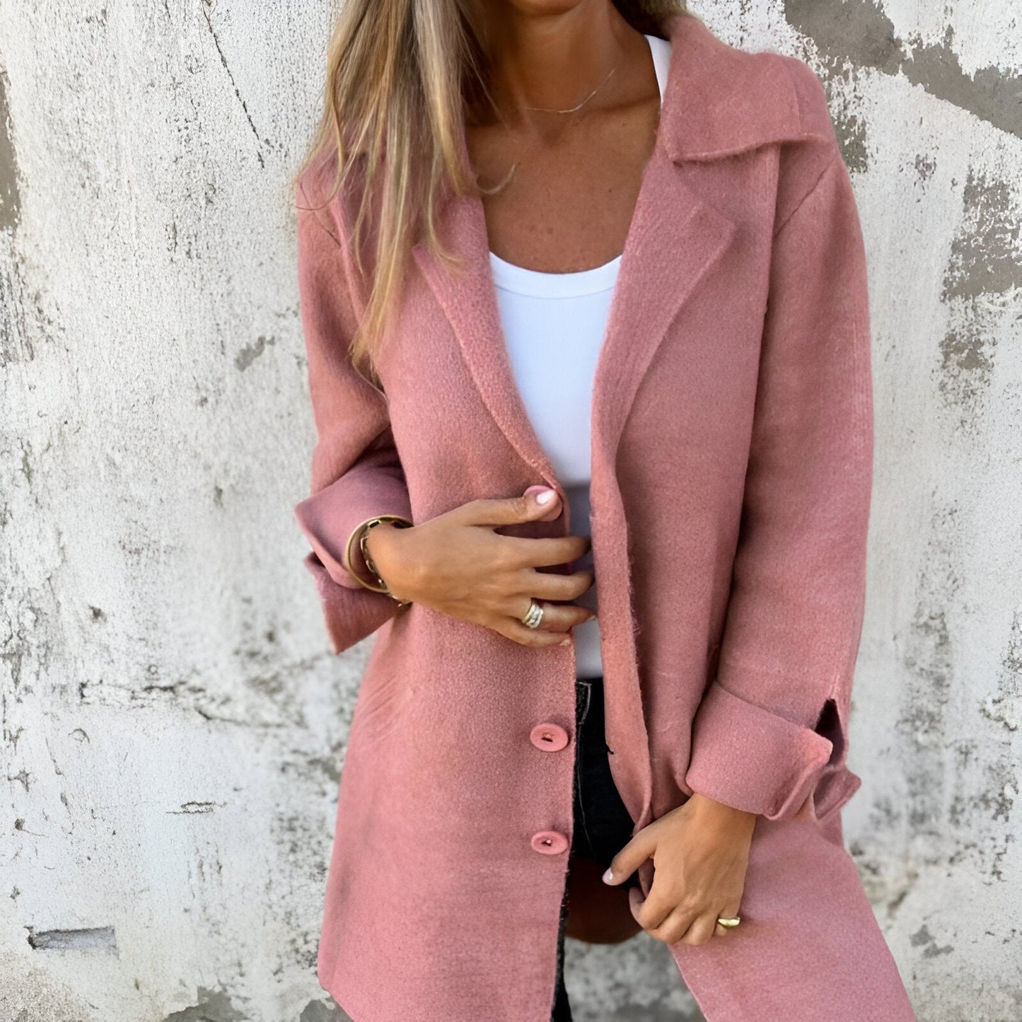 Elégant gilet pour femme avec col châle