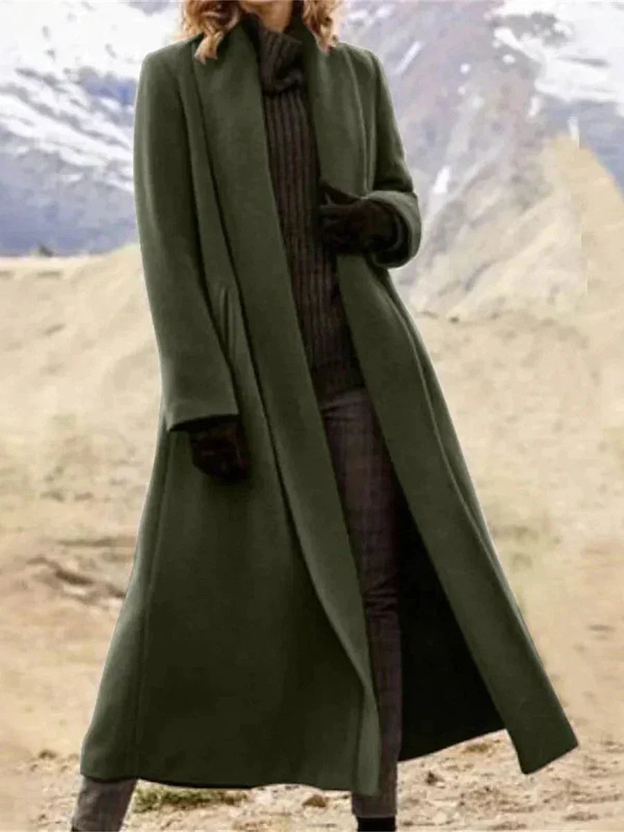 Merelyn - Dames Lange Trenchcoat