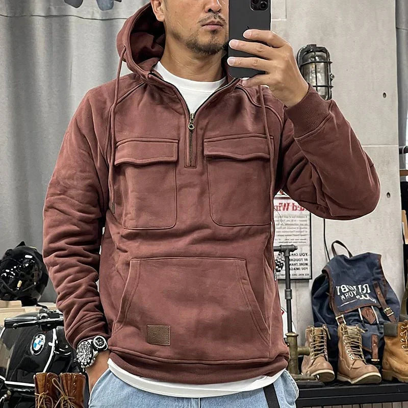 Nicolas | Sweat à Capuche Tactique Haut de Gamme pour Homme