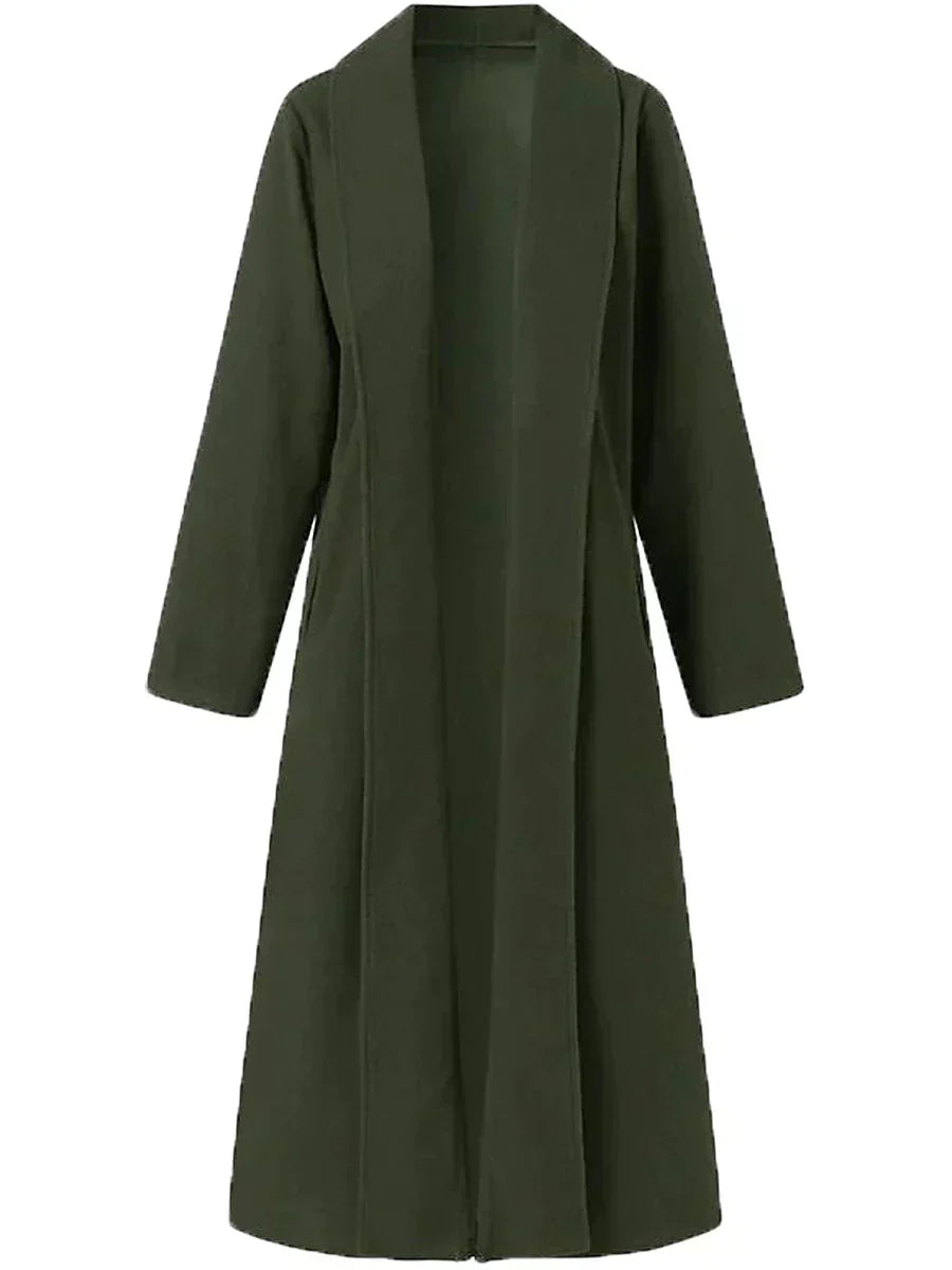 Merelyn - Dames Lange Trenchcoat